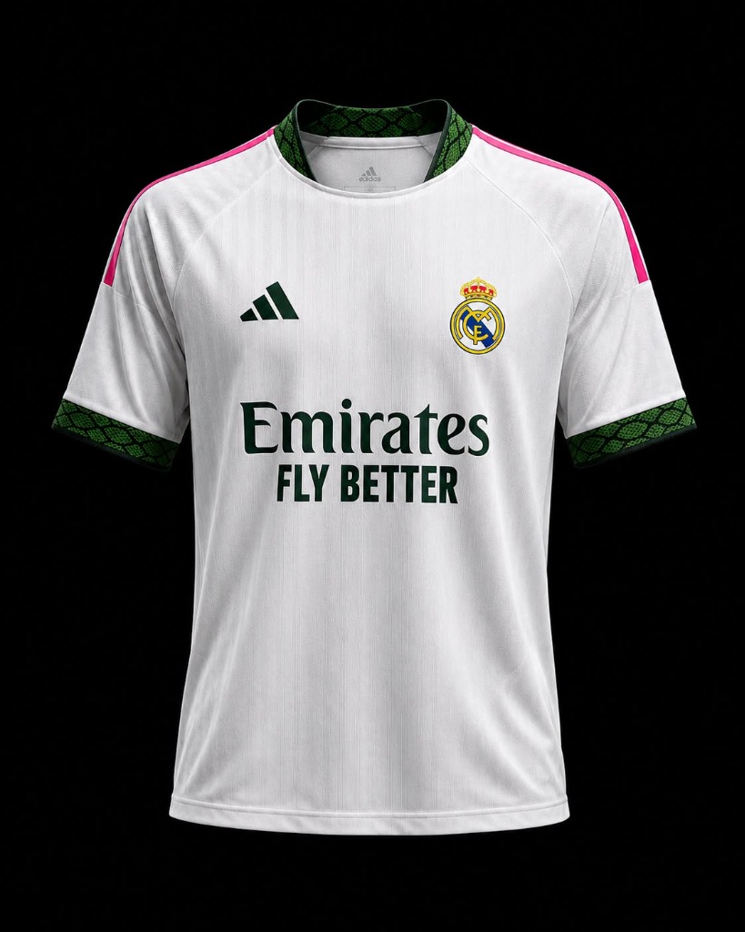 طقم ريال مدريد الأبيض الأساسي 2027 (بلاير إديشن)